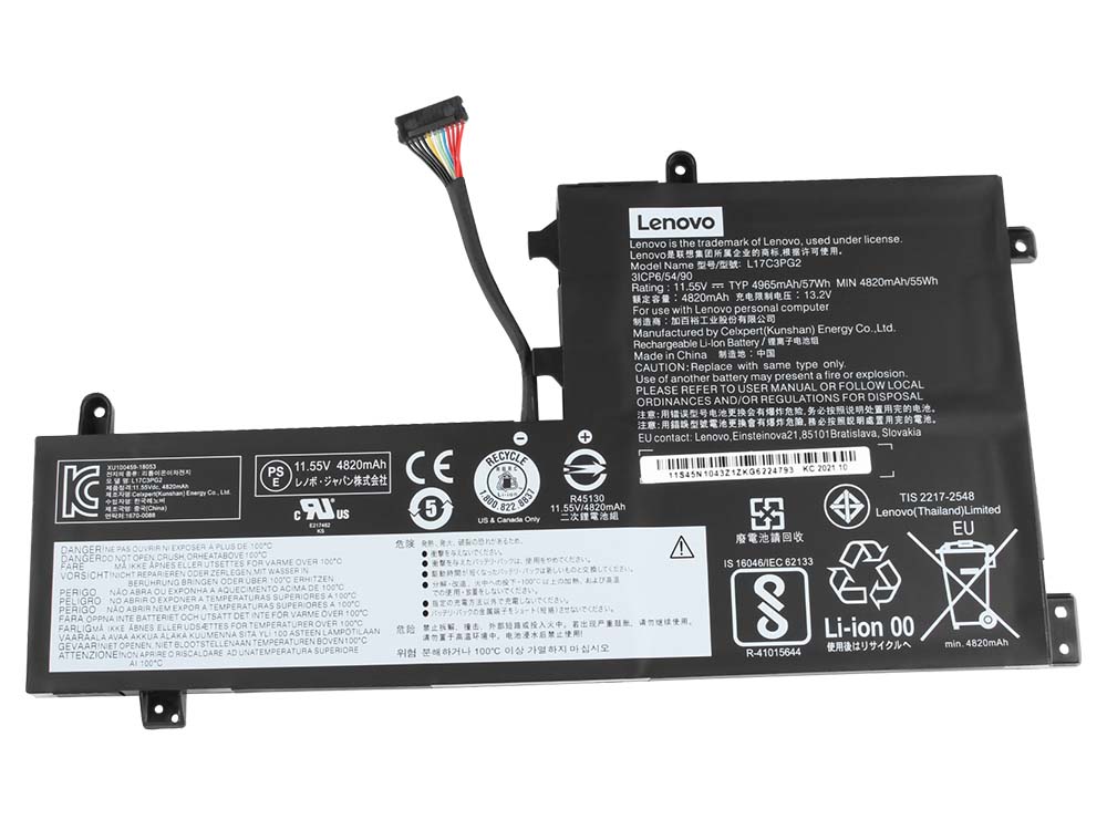 Original Battery Lenovo 5B10Q88555 5B10Q88560 4955mAh 57Wh Long Line